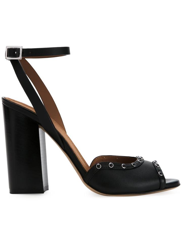 Scanlan Theodore Studded Block-heel Sandals