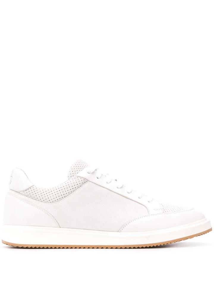 Brunello Cucinelli Perforated Sneakers - White
