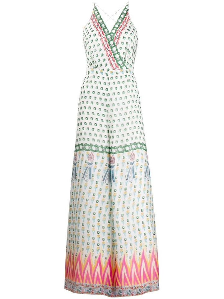 Temperley London Gem Print Jumpsuit - White