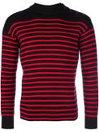Saint Laurent Classic Marinière Sweater, Men's, Size: Large, Black, Cotton/wool