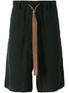 Ziggy Chen Deck Shorts, Men's, Size: Large, Black, Cotton