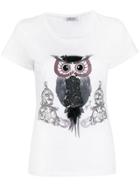 Liu Jo Owl-print T-shirt - White