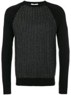 Salvatore Ferragamo Patterned Sweater - Black