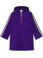 Gucci Hooded Jersey Dress - Purple
