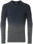 Drumohr Ombré Long Sleeved Sweater - Blue