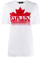 Dsquared2 Canada Print T-shirt - White