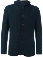 Eleventy Hooded Jacket, Men's, Size: 54, Blue, Acetate/virgin Wool/polybutylene Terephthalate (pbt)