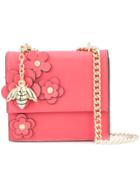 Christian Siriano Floral Cross Body Bag - Red