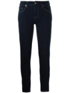 Versace Jeans Plain Skinny Jeans, Women's, Size: 30, Blue, Cotton/polyester/spandex/elastane