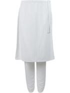 Uma Raquel Davidowicz - 'perfil' Trousers - Women - Silk/polyester/acetate - 38, White, Silk/polyester/acetate