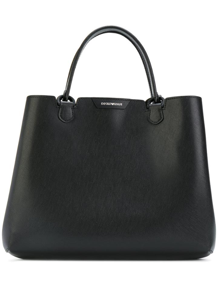 Emporio Armani Double Top Handles Tote - Unavailable