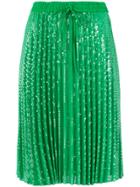 P.a.r.o.s.h. Plotter Pleated Skirt - Green