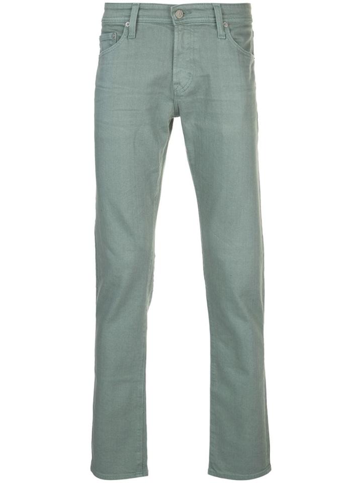 Ag Jeans Tellis Slim-fit Denim Jeans - Green