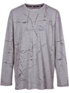 Stampd 'puma X Stampd' Cracked Mud Print Sweatshirt, Men's, Size: Medium, Grey, Cotton/polyester/polyurethane