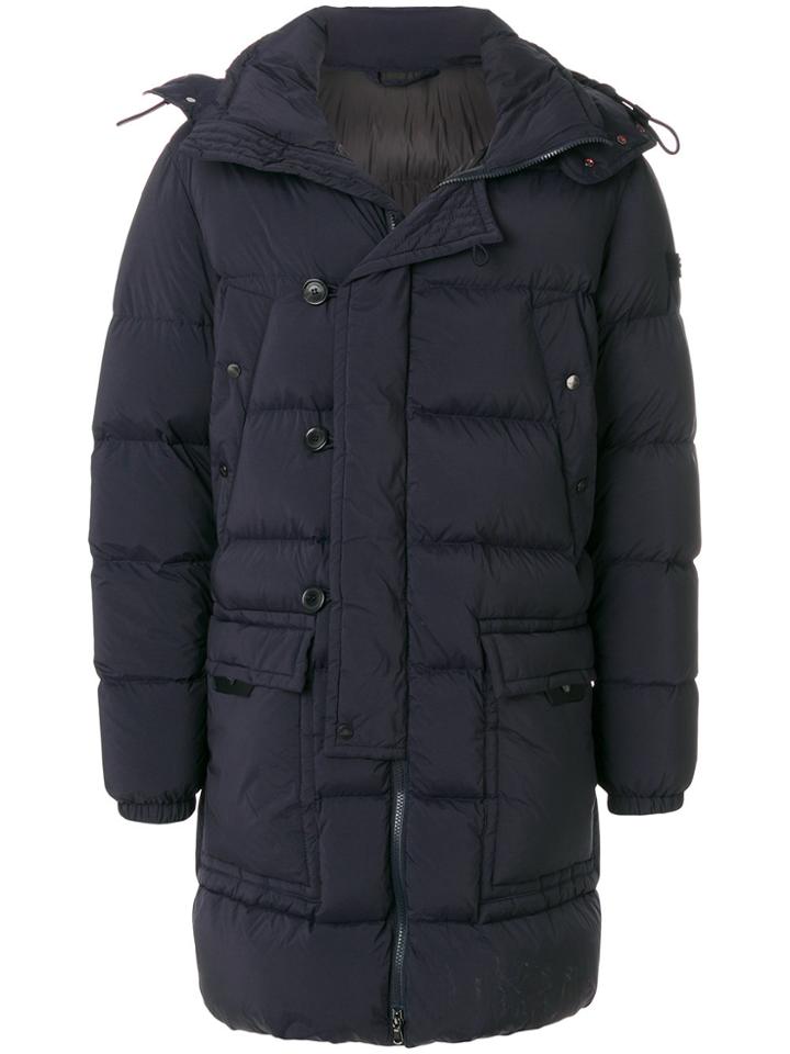 Peuterey Oversized Padded Coat - Blue