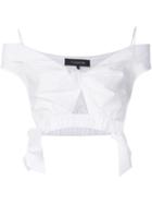 Thakoon Addition Cut Out Cropped Top