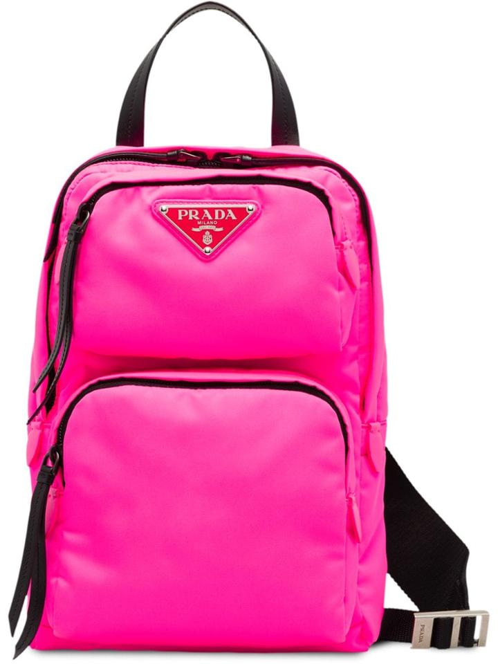 Prada One-shoulder Backpack - Pink & Purple