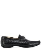 Cesare Paciotti Textured Loafers - Black