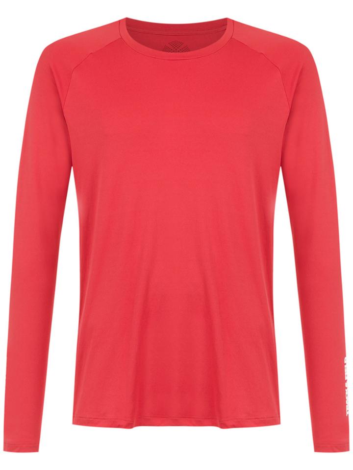 Track & Field Long Sleeved T-shirt - Red