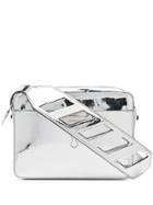 Off-white Silver Mirror Camera Belt Bag