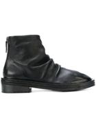 Marsèll Wrinkled Ankle Boots - Black