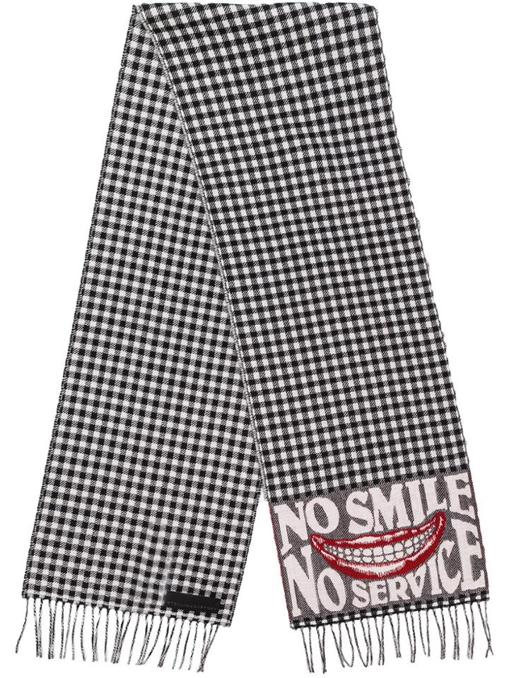 Stella Mccartney No Smile No Service Scarf - Black