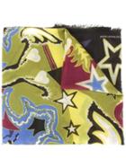 Mary Katrantzou 'western Cowboy' Print Scarf, Women's, Blue, Modal/cashmere