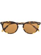 Moscot Round Frame Sunglasses - Brown