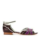Sarah Chofakian Leather Shoes - Pink & Purple