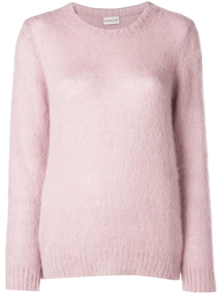 Moncler Crew Neck Jumper - Pink
