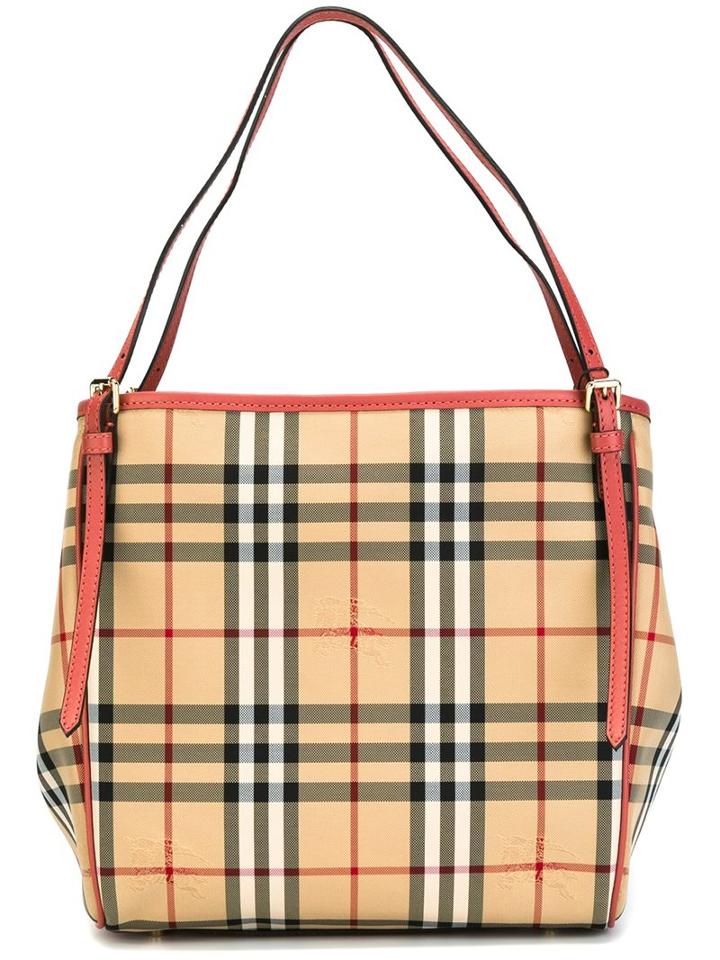 Burberry House Check Shoulder Bag, Women's, Nude/neutrals, Nylon/leather