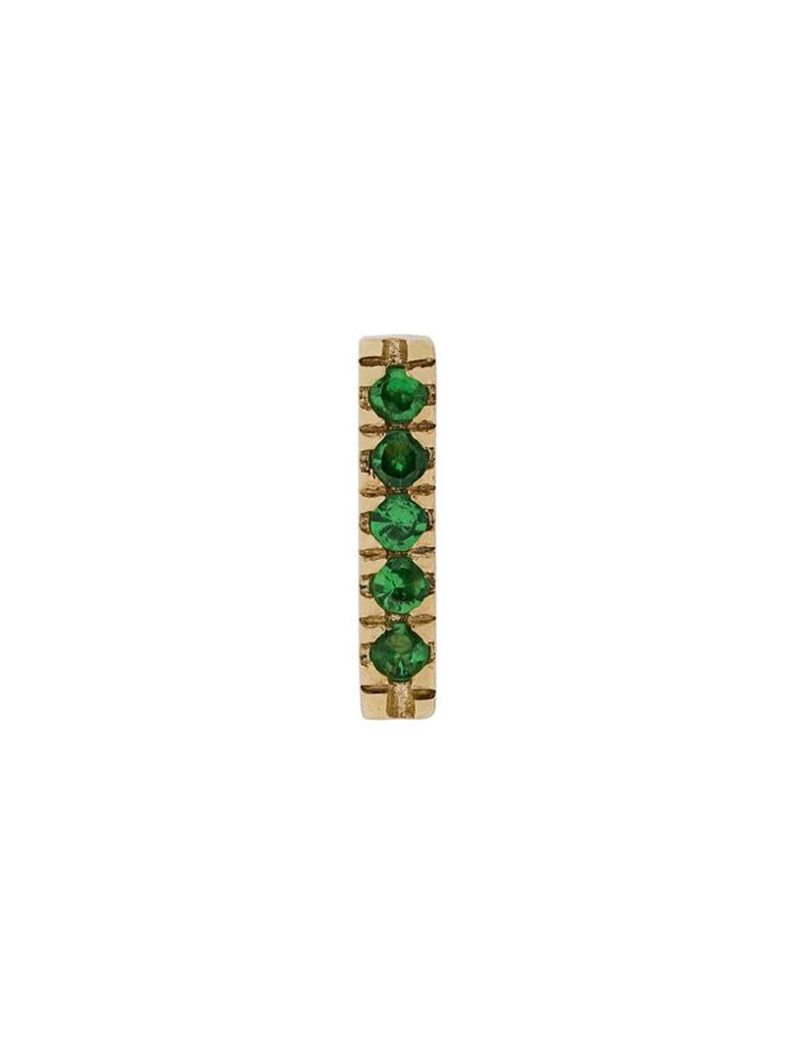 Otiumberg Bar Stud Earrings - Green