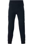 Neil Barrett Tapered Track Pants, Men's, Size: S, Blue, Viscose/lyocell/spandex/elastane/cotton