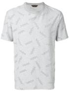 Ermenegildo Zegna Xxx Logo Short-sleeve T-shirt - Grey