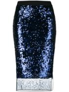 By Malene Birger 'mandias' Skirt, Women's, Size: Small, Blue, Polyester/elastolefin/viscose/spandex/elastane