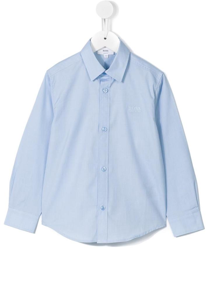 Boss Kids Classic Shirt, Boy's, Size: 10 Yrs, Blue