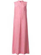 Aspesi Long Striped Dress - Pink & Purple