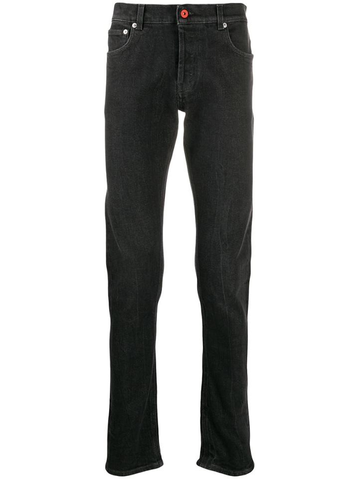 Heron Preston Washed Effect Slim Jeans - Black