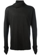 Alchemy Roll Neck Sweatshirt, Men's, Size: Medium, Black, Cotton/spandex/elastane