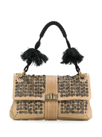 Lanvin Pre-owned '2000s Embellished Bag - Neutrals