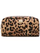 Dolce & Gabbana Leopard Print Make-up Bag - Neutrals