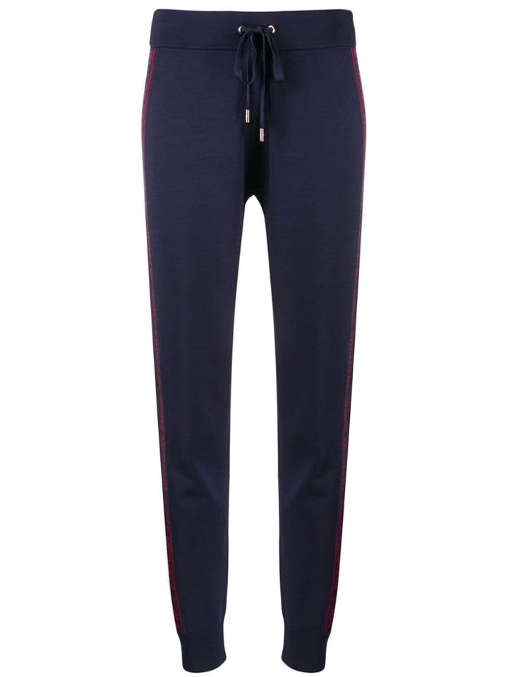 Michael Michael Kors Tapered Jogging Trousers - Blue