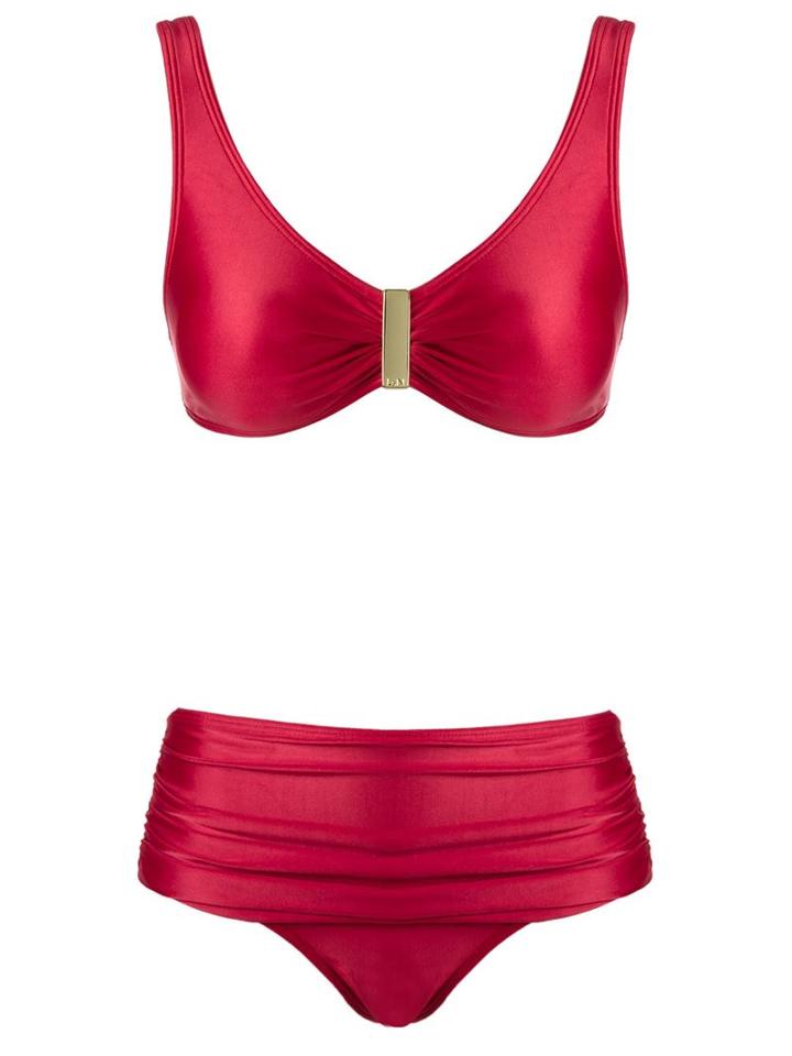 Lygia & Nanny Draped Bikini Set