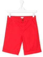Paul Smith Junior Chino Shorts - Red