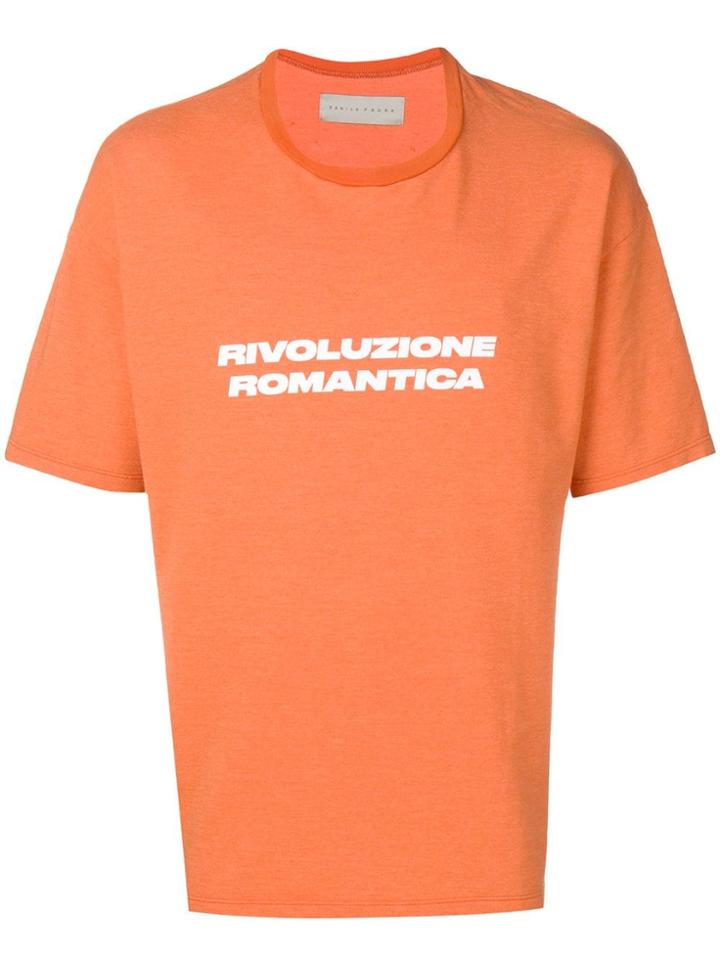 Paura Rivoluzione Romantica T-shirt - Orange