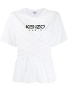 Kenzo Wrap Front Logo T-shirt - White