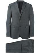 Z Zegna Two Piece Business Suit, Men's, Size: 52, Grey, Acetate/viscose/wool