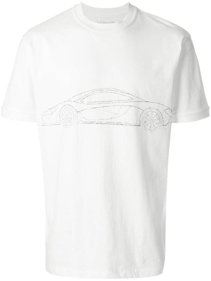 Ih Nom Uh Nit Car Print T-shirt - White