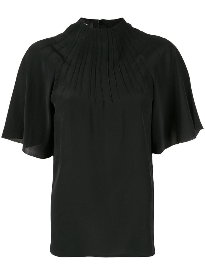 Rochas Pleated Top - Black