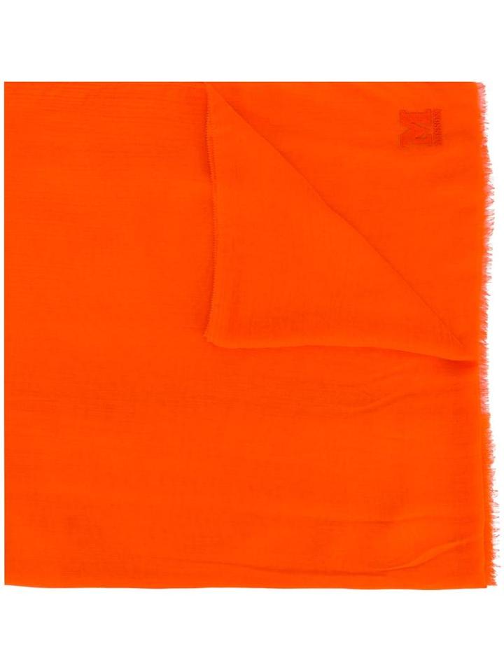 M Missoni Shawl Scarf, Women's, Yellow/orange, Modal/cashmere